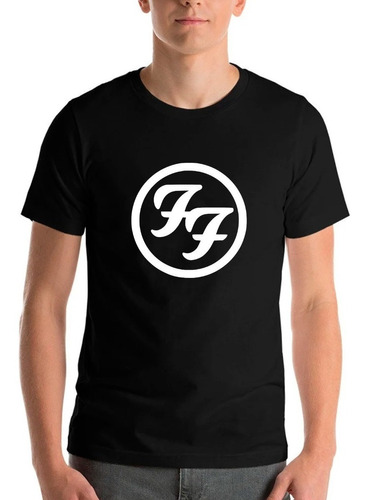 Polera Estampada Foo Fighters 3 Bandas Rock Hombre/ Niño