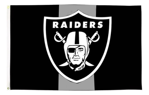 Bandera Nfl Las Vegas Raiders Futbol Americano 150x90