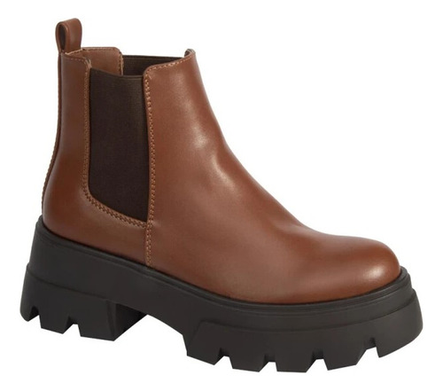 Bota Tipo Chelsea De Dama Goodyear 3262 Color Cogñac