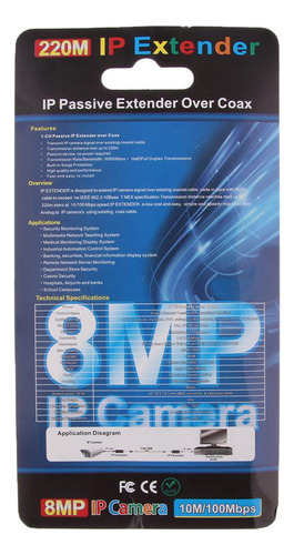 De Vídeo Pasivo 5mp 3mp 1080p 720p 960p Para D Cvi Tvi Ahd