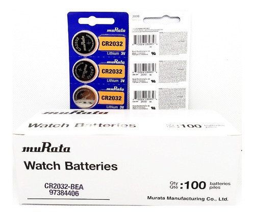 Imagen 4 de 7 de 10 Pilas Cr2032 Murata/sony Baterias Litio Original Cad 2030