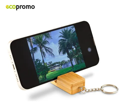 Cable Multicargador 3-1 Bamboo Con Llavero Conexión Usb
