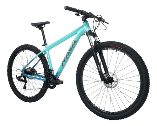 Bicicleta Rava Pressure Plus Aro 29 Shimano 21v 2024 Cor Verde/azul Tamanho Do Quadro 19