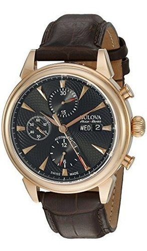 Bulova Hombres De 'gemini' Suizo De Acero Inoxidable Y Autom