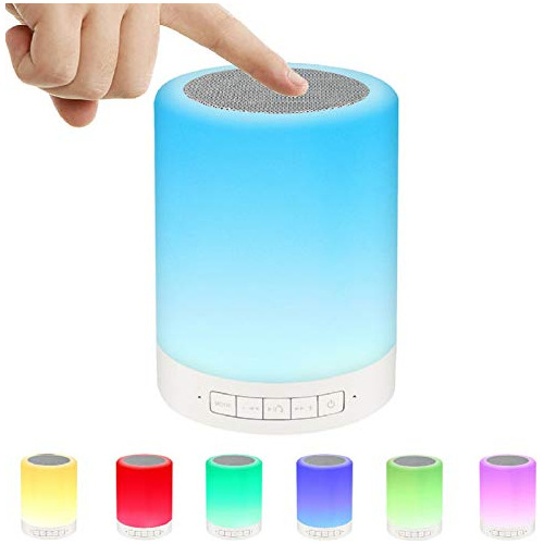 Control Táctil Junto Lámpara Altavoz Bluetooth-colore...