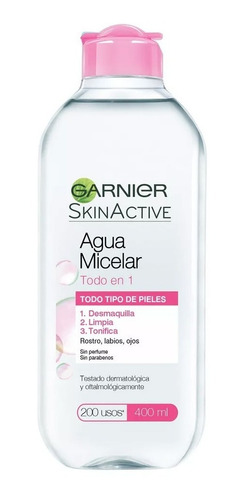 Garnier Skin Active Agua Micelar 400ml Desmaquilla Tonifica