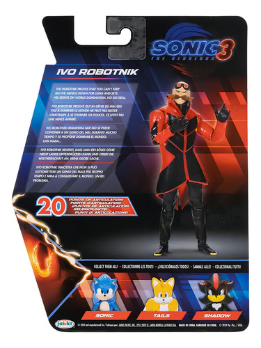 Boneco Ivo Robotnik Articulável 13cm - Perfeito Para Coleção