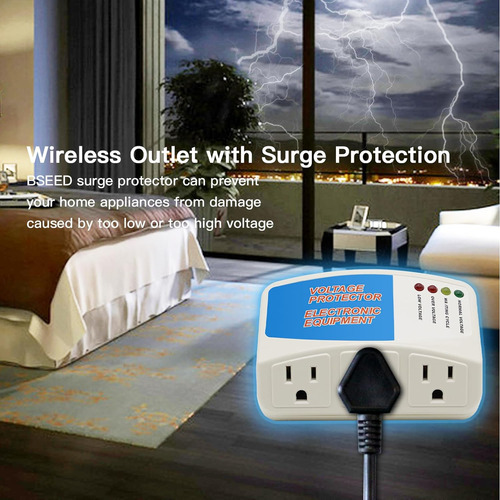 Protector De Voltaje Deiers, 3 Enchufe De Salida Protector P