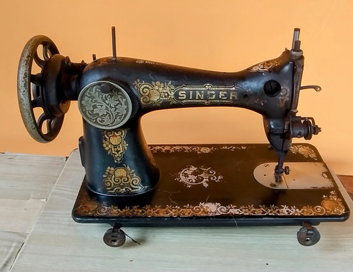 Antiguo Cabezal De Máquina De Coser Singer