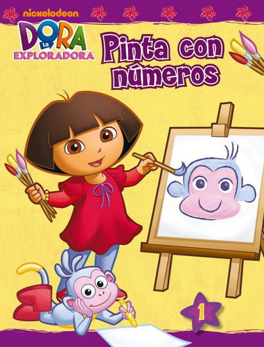 Pinta Con Nãâºmeros (dora La Exploradora. Actividades), De Nickelodeon. Editorial Beascoa, Tapa Blanda En Español