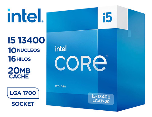 Cpu Intel Core I5 13400 32gb Ram 1tb Ssd, Wifi, Bluetooh
