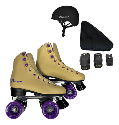 Patines De Urbano Riel Aluminio B3+casco+mochila+proteccion