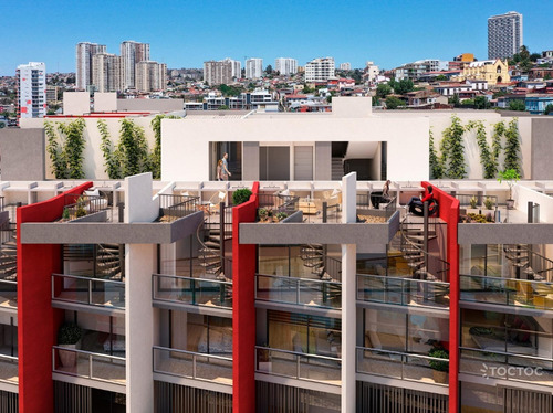 Departamento Estudio, Cerro Barón, Valparaíso.