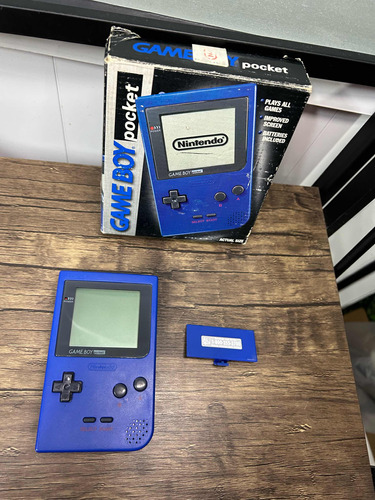 Game Boy Pocket Blue Con Caja Original