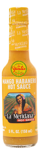 12 Botellas Salsas Sabor Mango Habanero 150ml C/u Meridana