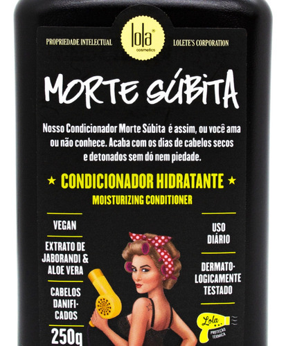 Lola Morte Súbita Condicionador Hidratante Cabelo 250gr