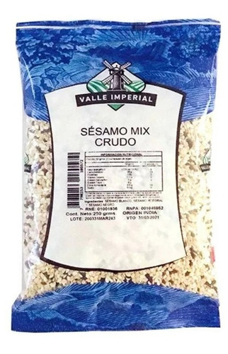 Mix Sésamo Crudo 250 Grs - Valle Imperial