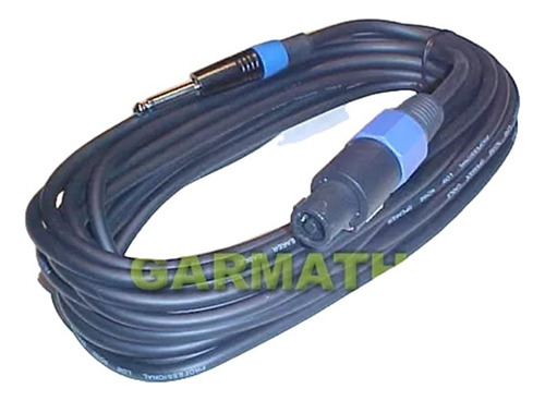 Cable Plug 6.5 - Speakon Para Bafle De 10 Metros Dj Garmath