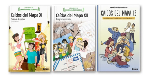 3 Libros Caidos Del Mapa 11 12 13 Maria Falconi