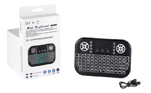 Mini Teclado Inalámbrico Diseño Ergonómico Con Touchpad