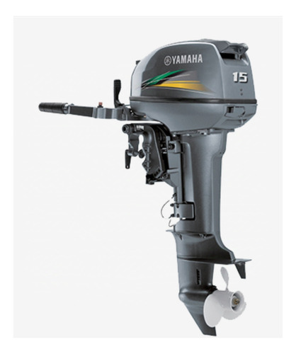 Motor De Popa Yamaha 15 Hp Okm P/ Barcos E Botes