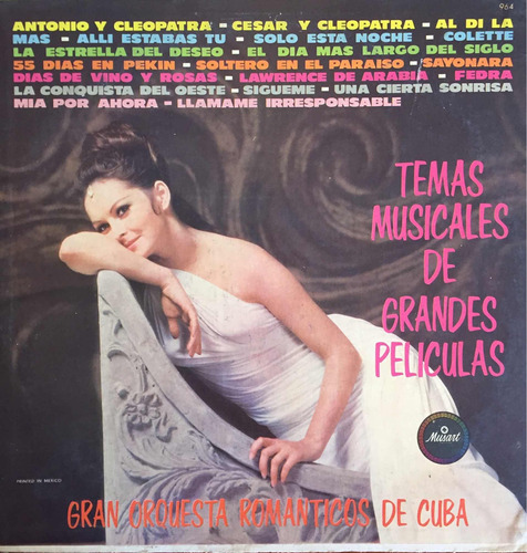 Orquesta Románticos De Cuba 1964 Lp Temas Musicales Pelicula