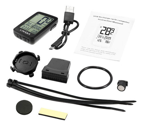 Bx Velocímetro De Bicicleta, Inalámbrico, Recargable, Usb,