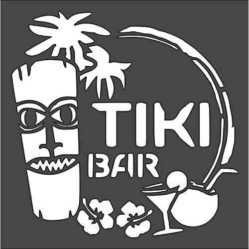 Plantilla Reutilizable De Logotipo De Tiki Bar De Plás...