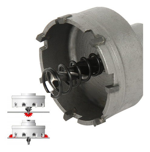 Kit 15 Serra Copo Para Aço Inox Metais Videa 50mm Furadeira