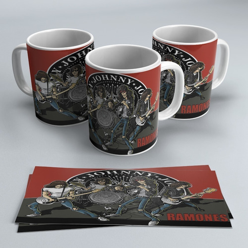 Imagen 9 de 9 de Plantillas Para Sublimar Tazas Bandas Metal Y Rock