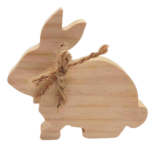 Señal De De Madera, Centro De Mesa De Mesa De Conejo Sin