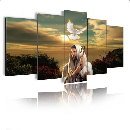 Quadros Decorativos Jesus Cristo Nazaré Mosaico Mdf 115x60cm