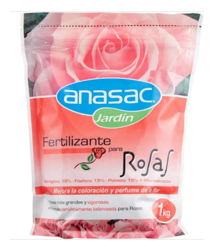 Fertilizante Para Rosas 1kg Anasac