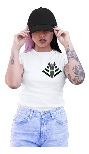 Camisetas Tipo Militar P/mujer Sublimadas 761 Blancas