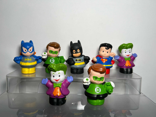 Lote Figuras Dc Super Friends Little People Batman Joker