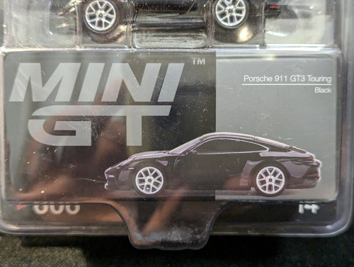 Mini Gt 1:64 Porsche 911 Gt3 Touring Negro Carro Deportivo