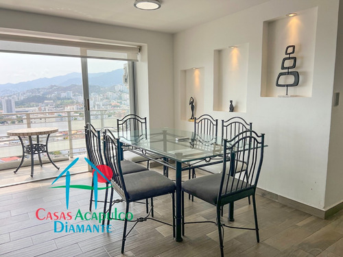 Cad Sol Y Mar B 1002. Departamento En Piso Alto Con Terraza, Vista A La Ciudad Y Excelente Ventilación