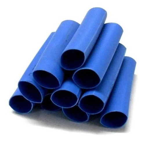 Termoencogible Termo Encogible Azul 2,5mm Paquete De 100 Pzs