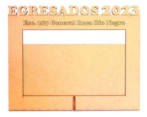 40 Portaretratos Fibrofacil Egresados Personalizados F 13x18