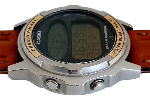 Casio Antigo Dw-3400 Cosmo Phase - Não É Moon Graph Tri Digi