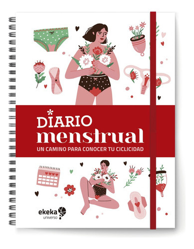 Diario Menstrual Tapa Roja - Neyra Paola