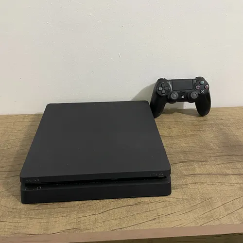 Playstation 4 Slim 1tb Completo + 4 Juegos Inmaculado Negro (Usado)