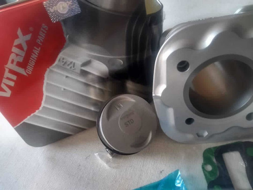 Imagen 4 de 7 de Cilindro Piston Anillos Honda Nx125 Bross Vitrix Completo