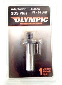 Adaptador Mandril A Sds Plus 1/2 Rosca 20 Unf Olympic