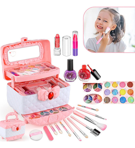 Set De Maquillaje Lavable Toys, Juego De 46 Piezas