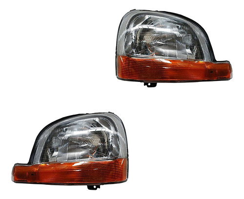 Par Faros Rn Kangoo Express 2004-2005-2006 Cuarto Ambar Tyc