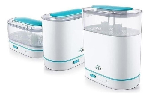 Esterilizador Biberones Avent Electrico Base De Vapor 3 En 1
