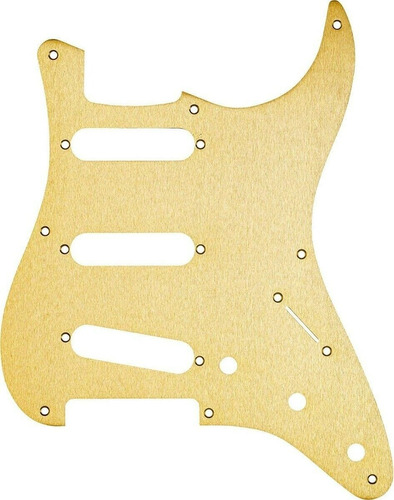 Pickguard Fender Stratocaster Vintage 50s Gold 8 Agujeros