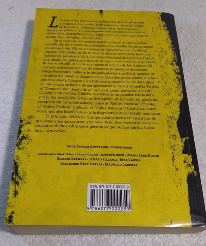 Los Intocables: Secretos De Personajes Intocables (Usado)