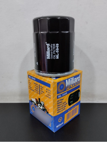Imagen 3 de 3 de Filtro Aceite 5949 Fiat Palio Siena Uno Fiorino Motor 1.3